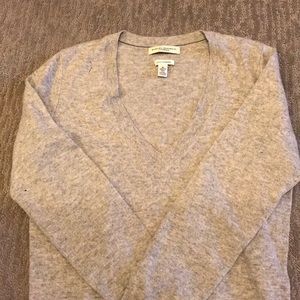 Banana Republic Grey Cashmere Sweater